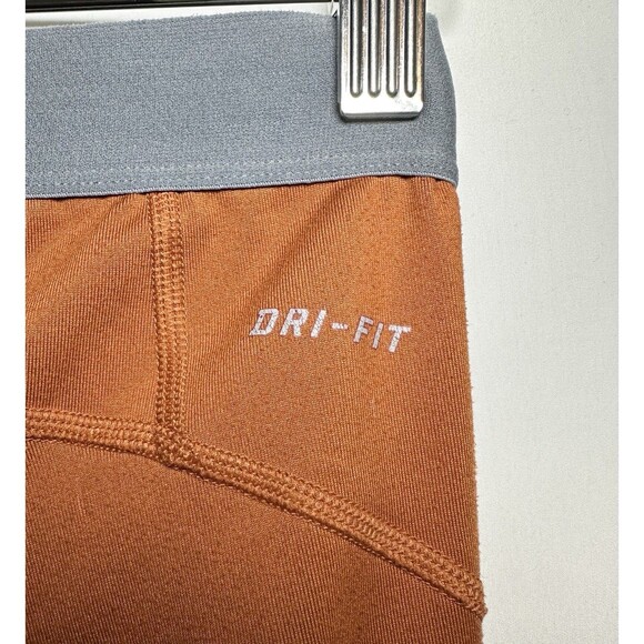 Nike University Of Texas Longhorns Dri-Fit Pull On Orange‎ Tights Women's SMALL - Picture 5 of 12
